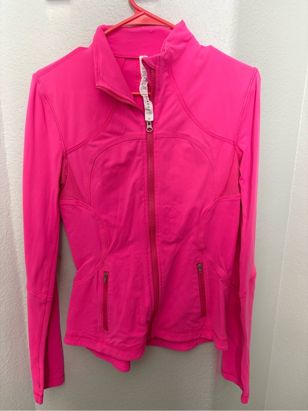 lululemon athletica Bright Pink Full-Zip Define Jacket